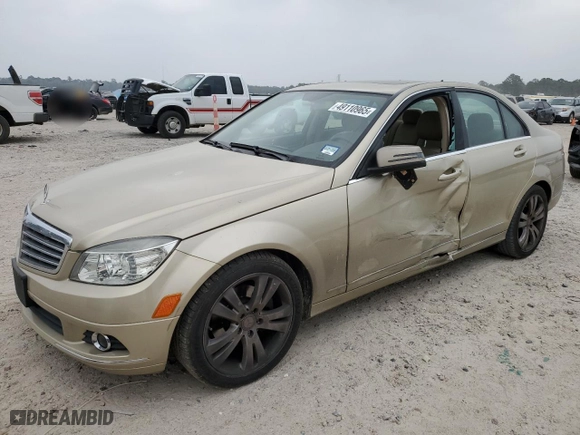 2010 Mercedes-Benz C-Class C 300 Sport with VIN WDDGF8BB0AF439892, listed as a Copart auction lot 49110965 with 101,710 mi miles and Salvage Title. Bid and sale history available at carsss.com. Image 1.
