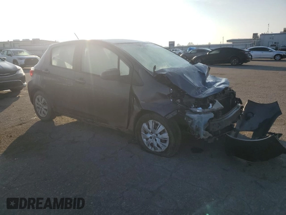 2014 Toyota Yaris L with VIN VNKKTUD30EA001542, listed as a Copart auction lot 41623335 with 135,944 mi miles and Salvage Title. Bid and sale history available at carsss.com. Image 4.