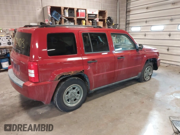 2007 Jeep Patriot Sport with VIN 1J8FT28W67D272456, listed as a IAAI auction lot 41672403 with 132,762 mi miles and . Bid and sale history available at DreamBid. Image 4.
