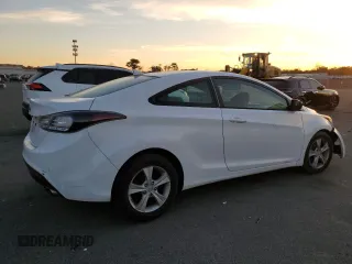 2013 Hyundai Elantra Coupe GS PZEV with VIN KMHDH6AEXDU004610, listed as a Copart auction lot 81362604 with 0 mi miles and Salvage Title. Bid and sale history available at carsss.com. Image 3.