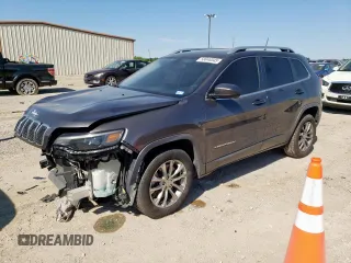 2019 Jeep Cherokee Altitude with VIN 1C4PJLLB3KD184565, listed as a Copart auction lot 58046345 with 91,618 mi miles and Salvage title. Bid and sale history available at DreamBid. Image 1.