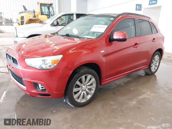 2011 Mitsubishi Outlander Sport SE with VIN JA4AP4AU8BZ013936, listed as a IAAI auction lot 41746914 with 150,739 mi miles. Bid and sale history available at carsss.com. Image 2.