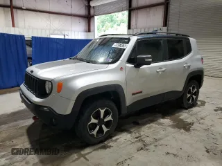 2019 Jeep Renegade Trailhawk z VIN ZACNJBC17KPK11547, wystawiony jako Copart lot #58417475 z przebiegiem 108 910 mil mil oraz Czysty tytuł • Clean title. Historia ofert i sprzedaży dostępna na DreamBid. Obrazek 1.