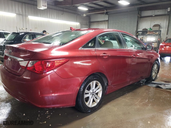 2013 Hyundai Sonata GLS with VIN 5NPEB4AC8DH741943, listed as a Copart auction lot 49227835 with 143,788 mi miles and Salvage Title. Bid and sale history available at carsss.com. Image 3.