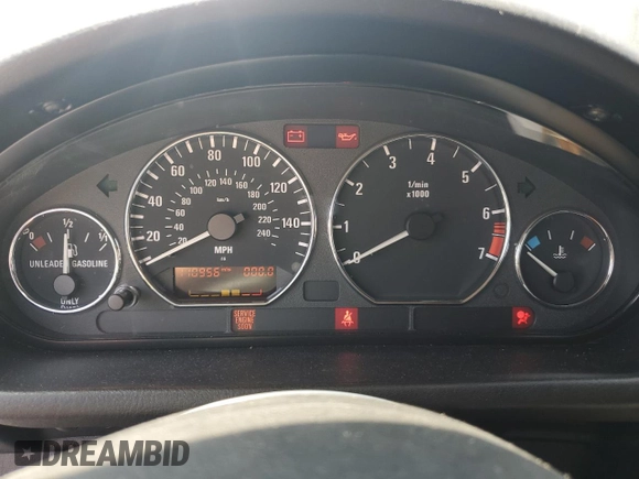 2002 BMW Z3 2.5 z VIN 4USCN334X2LM06491, wystawiony jako Copart lot #61502915 z przebiegiem 110 956 mil mil oraz Szkoda całkowita • Salvage title. Historia ofert i sprzedaży dostępna na DreamBid. Obrazek 9.