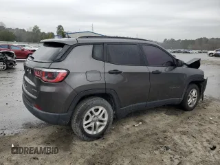 2018 Jeep Compass Sport with VIN 3C4NJCAB5JT122894, listed as a Copart auction lot 45840725 with 138,815 mi miles and Salvage Title. Bid and sale history available at carsss.com. Image 3.