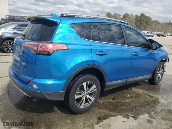 2017 Toyota RAV4 XLE with VIN 2T3WFREV3HW404645, listed as a Copart auction lot 48933125 with 0 mi miles and Salvage Title. Bid and sale history available at carsss.com. Image 3.