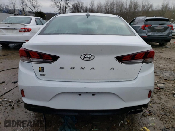 2018 Hyundai Sonata SE with VIN 5NPE24AF2JH716719, listed as a Copart auction lot 86169994 with 136,418 mi miles and Non Repairable. Bid and sale history available at carsss.com. Image 6.