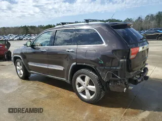 2011 Jeep Grand Cherokee Overland Summit with VIN 1J4RR6GT1BC617435, listed as a Copart auction lot 47730105 with 203,408 mi miles and Salvage Title. Bid and sale history available at carsss.com. Image 2.