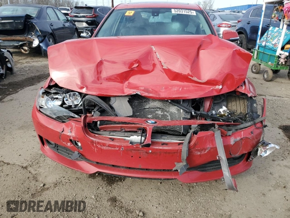 2013 BMW 3 Series 320i xDrive with VIN WBA3C3C57DF979366, listed as a Copart auction lot 52031525 with Not provided miles and Salvage title. Bid and sale history available at DreamBid. Image 5.
