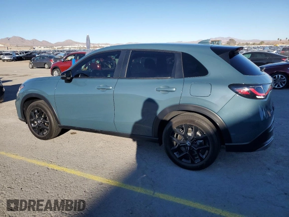 2024 Honda HR-V Sport with VIN 3CZRZ1H55RM750940, listed as a Copart auction lot 46476805 with 2,936 mi miles and Salvage Title. Bid and sale history available at DreamBid. Image 2.