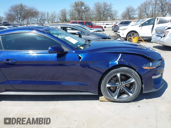 2020 Ford Mustang EcoBoost with VIN 1FA6P8TH6L5124180, listed as a IAAI auction lot 41702327 with 21,460 mi miles. Bid and sale history available at carsss.com. Image 18.
