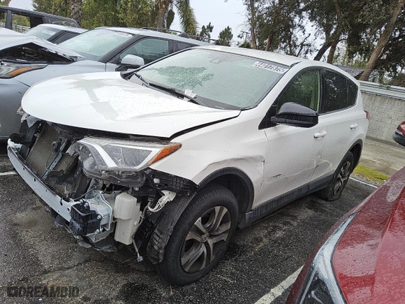 2018 Toyota RAV4 LE with VIN JTMZFREV9JJ180069, listed as a Copart auction lot 44017875 with 74,258 mi miles and Clean Title. Bid and sale history available at carsss.com. Image 1.