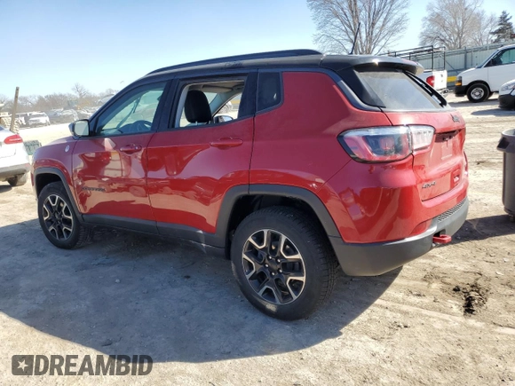 2019 Jeep Compass Trailhawk с VIN 3C4NJDDB3KT704480, выставлен на аукционе Copart как лот 48358155 с пробегом Не указан миль и Списание • Salvage title. История ставок и продаж доступна на DreamBid. Изображение 2.