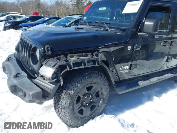 2018 Jeep Wrangler Unlimited Sport с VIN 1C4HJXDG5JW182891, выставлен на аукционе IAAI как лот 41580812 с пробегом 91 122 миль миль и . История ставок и продаж доступна на DreamBid. Изображение 6.