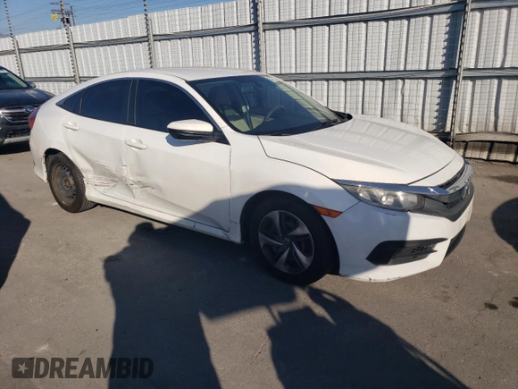 2017 Honda Civic Sedan LX with VIN 2HGFC2F59HH505057, listed as a Copart auction lot 52723315 with 157,413 mi miles and Salvage Title. Bid and sale history available at carsss.com. Image 4.