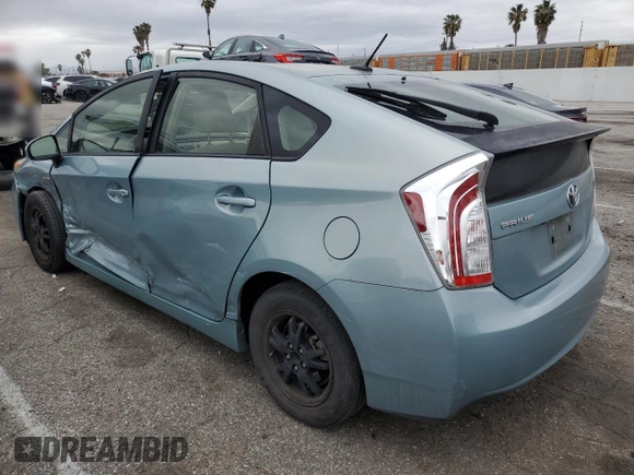 2015 Toyota Prius Four with VIN JTDKN3DU0F1908122, listed as a Copart auction lot 49351745 with 102,447 mi miles and Salvage Title. Bid and sale history available at carsss.com. Image 2.