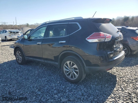 2015 Nissan Rogue SL with VIN 5N1AT2MV1FC779859, listed as a Copart auction lot 49834975 with 53,059 mi miles and Clean Title. Bid and sale history available at carsss.com. Image 2.