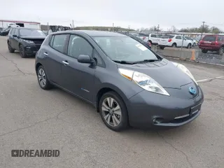 2013 Nissan LEAF SL with VIN 1N4AZ0CPXDC407952, listed as a IAAI auction lot 42021536 with 53,994 mi miles. Bid and sale history available at carsss.com. Image 1.