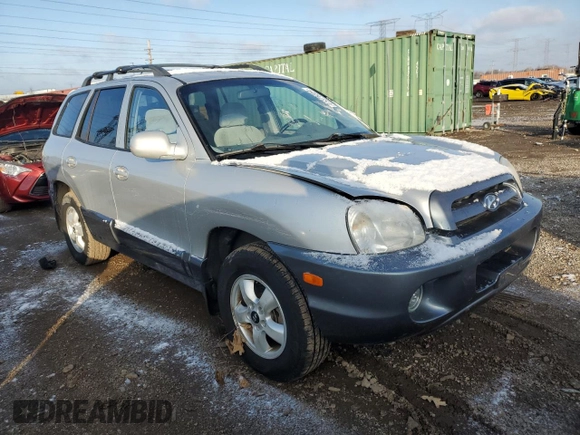 2005 Hyundai Santa Fe GLS with VIN KM8SC13D65U926600, listed as a Copart auction lot 85378354 with 86,781 mi miles and Clean Title. Bid and sale history available at carsss.com. Image 4.