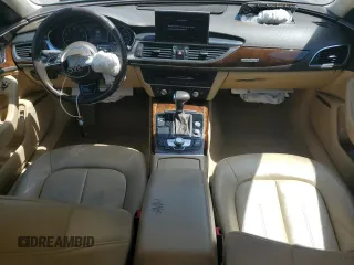 2015 Audi A6 Premium Plus with VIN WAUGFAFC4FN025898, listed as a Copart auction lot 53785675 with 100,892 mi miles and Salvage title. Bid and sale history available at DreamBid. Image 8.