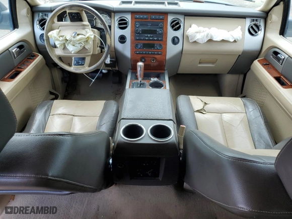 2007 Ford Expedition EL Eddie Bauer with VIN 1FMFK17537LA91569, listed as a Copart auction lot 55829234 with 231,897 mi miles and Salvage Title. Bid and sale history available at carsss.com. Image 8.