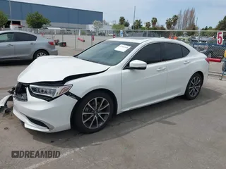 2018 Acura TLX w/Technology Pkg with VIN 19UUB3F59JA000947, listed as a IAAI auction lot 41981918 with 61,187 mi miles. Bid and sale history available at carsss.com. Image 17.