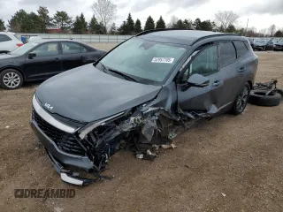 2023 Kia Sportage SX-Prestige with VIN KNDPXCAG0P7012299, listed as a Copart auction lot 52957705 with 17,341 mi miles and Salvage title. Bid and sale history available at DreamBid. Image 1.