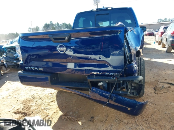 2024 Nissan Titan SV with VIN 1N6AA1EC7RN111913, listed as a IAAI auction lot 41365570 with 8,442 mi miles and . Bid and sale history available at DreamBid. Image 19.