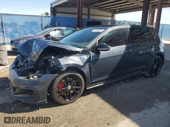 2021 Volkswagen Golf GTI S with VIN 3VW6T7AU1MM007048, listed as a Copart auction lot 50155205 with 29,627 mi miles and Non Repairable. Bid and sale history available at carsss.com. Image 1.