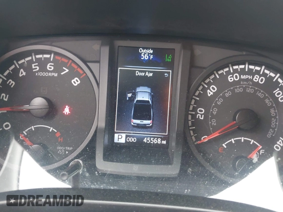 2023 Toyota Tacoma SR z VIN 3TYRZ5CN1PT037202, wystawiony jako IAAI lot #41896502 z przebiegiem 45 568 mil mil oraz . Historia ofert i sprzedaży dostępna na DreamBid. Obrazek 7.