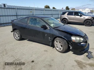 2005 Acura RSX with VIN JH4DC53815S005726, listed as a Copart auction lot 60352395 with 190,809 mi miles and Salvage title. Bid and sale history available at DreamBid. Image 4.