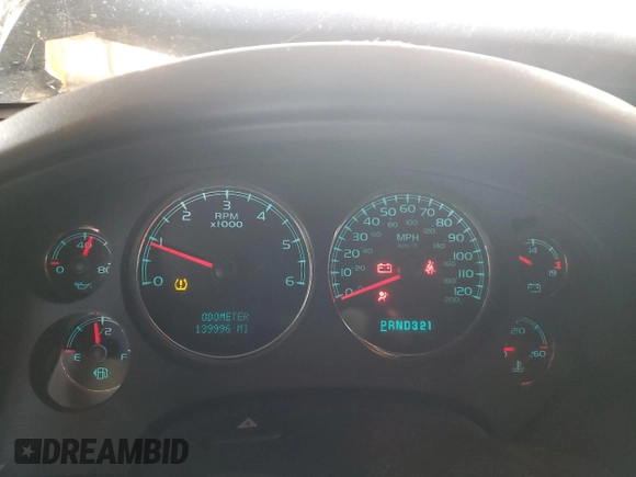 2007 Chevrolet Tahoe LS with VIN 1GNFC13C77R357122, listed as a Copart auction lot 53923835 with 139,996 mi miles and Salvage title. Bid and sale history available at DreamBid. Image 9.
