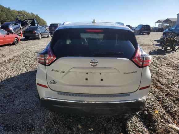 2018 Nissan Murano SL with VIN 5N1AZ2MG2JN185116, listed as a Copart auction lot 81250784 with 104,248 mi miles and Salvage Title. Bid and sale history available at carsss.com. Image 6.