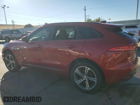 2018 Jaguar F-Pace with VIN SADCL2FN2JA250911, listed as a Copart auction lot 72982954 with 89,829 mi miles and Salvage title. Bid and sale history available at DreamBid. Image 2.