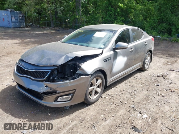 2015 Kia Optima LX z VIN 5XXGM4A76FG518823, wystawiony jako IAAI lot #42294278 z przebiegiem 58 551 mil mil oraz . Historia ofert i sprzedaży dostępna na DreamBid. Obrazek 2.