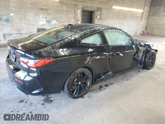 2023 BMW 4 Series M440i xDrive with VIN WBA13AR04PCL81619, listed as a Copart auction lot 70649904 with Not Provided miles and Salvage Title. Bid and sale history available at DreamBid. Image 3.