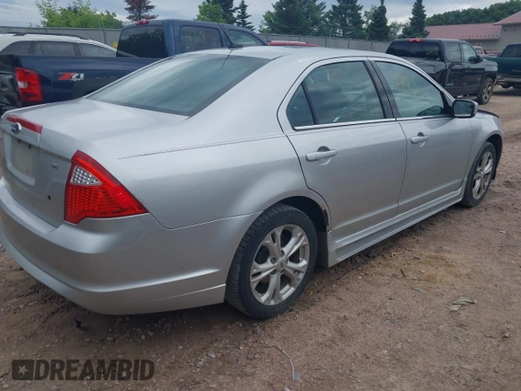 2012 Ford Fusion SE with VIN 3FAHP0HA2CR155977, listed as a IAAI auction lot 42531442 with 113,390 mi miles and . Bid and sale history available at DreamBid. Image 4.
