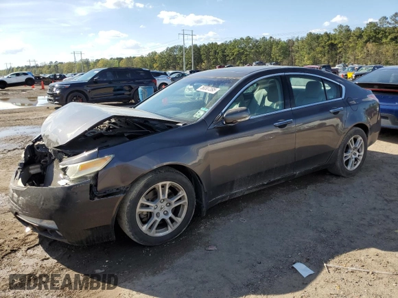 2009 Acura TL Tech with VIN 19UUA86589A001776, listed as a Copart auction lot 50307395 with 116,172 mi miles and Salvage Title. Bid and sale history available at carsss.com. Image 1.
