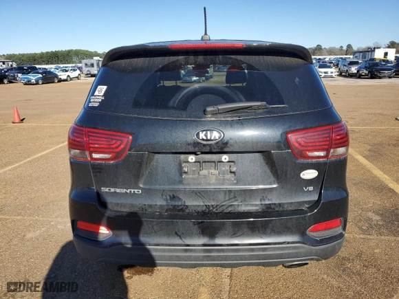 2019 Kia Sorento LX V6 with VIN 5XYPG4A50KG494000, listed as a Copart auction lot 47469005 with 0 mi miles and Salvage Title. Bid and sale history available at carsss.com. Image 6.