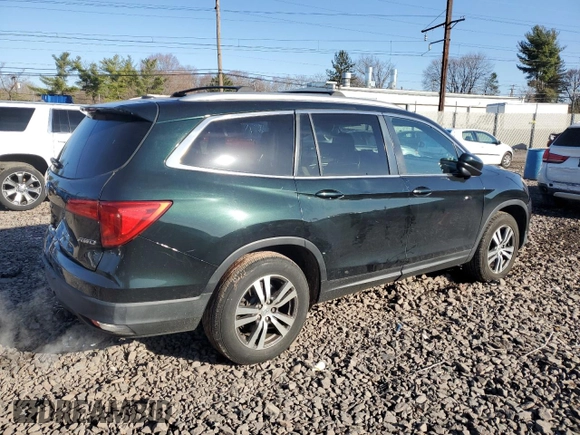 2016 Honda Pilot EX-L with VIN 5FNYF6H52GB062595, listed as a Copart auction lot 49631345 with 67,927 mi miles and Salvage Title. Bid and sale history available at DreamBid. Image 3.