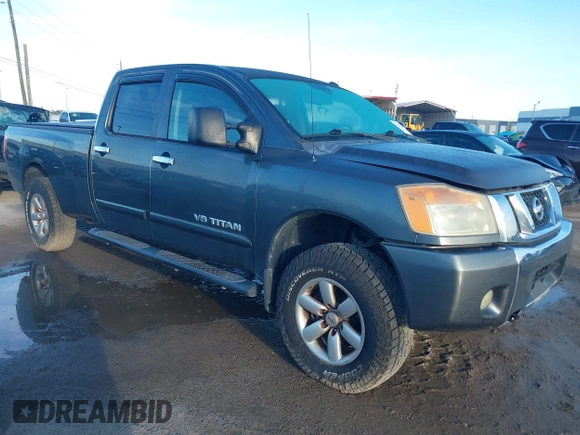 2010 Nissan Titan with VIN 1N6BA0FC1AN320629, listed as a IAAI auction lot 42491569 with 169,819 mi miles and . Bid and sale history available at DreamBid. Image 1.