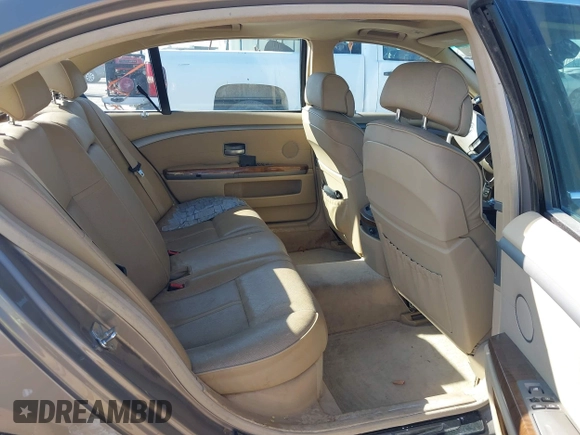 2003 BMW 7 Series 745Li with VIN WBAGN63493DR14954, listed as a IAAI auction lot 42219740 with 98,342 mi miles and . Bid and sale history available at carsss.com. Image 8.
