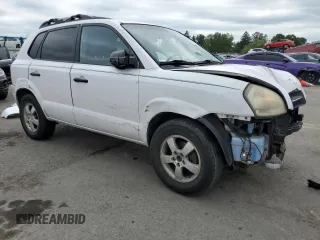 2006 Hyundai Tucson GL with VIN KM8JM12B26U351969, listed as a Copart auction lot 69653074 with 126,722 mi miles and Salvage Title. Bid and sale history available at carsss.com. Image 4.
