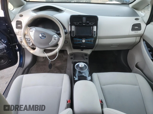 2017 Nissan LEAF SL with VIN 1N4BZ0CP7HC307611, listed as a Copart auction lot 47071833 with 60,553 mi miles. Bid and sale history available at carsss.com. Image 8.