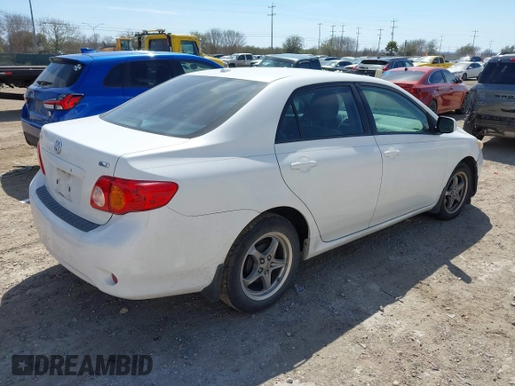 2009 Toyota Corolla with VIN 2T1BU40E19C143137, listed as a IAAI auction lot 41679087 with 155,160 mi miles. Bid and sale history available at carsss.com. Image 4.