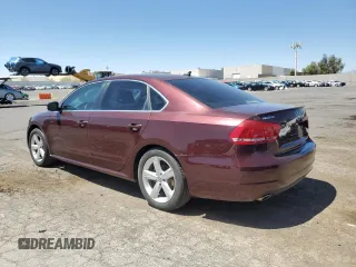 2013 Volkswagen Passat SE with VIN 1VWBN7A39DC123275, listed as a Copart auction lot 58411545 with 79,320 mi miles and Clean title. Bid and sale history available at DreamBid. Image 2.