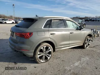 2019 Audi Q3 S line Premium Plus with VIN WA1EECF36K1070457, listed as a Copart auction lot 85830154 with 53,075 mi miles and Salvage Title. Bid and sale history available at carsss.com. Image 3.