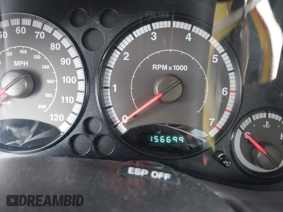 2007 Jeep Liberty Sport with VIN 1J4GK48K67W511199, listed as a IAAI auction lot 42079058 with 156,699 mi miles. Bid and sale history available at carsss.com. Image 7.