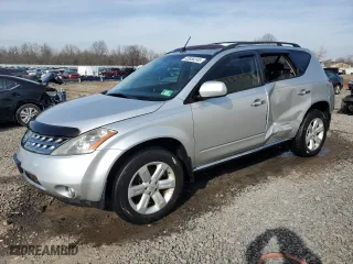 2006 Nissan Murano SL with VIN JN8AZ08WX6W551534, listed as a Copart auction lot 45936245 with 146,611 mi miles and Salvage Title. Bid and sale history available at carsss.com. Image 1.